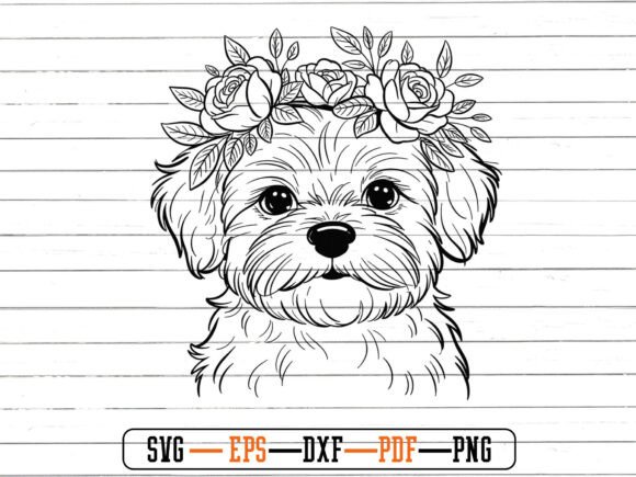 Bichon Frise SVG for Embroidery Projects