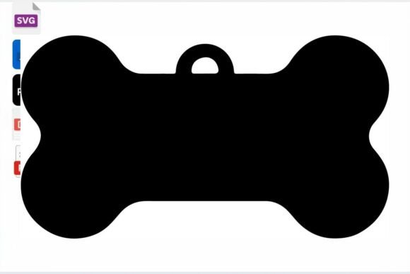 Bone Shaped Dog Tag SVG File Review