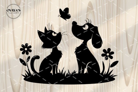 Cat and Dog Silhouette SVG Review