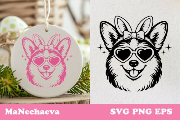Cute Corgi Easter Dog SVG Review