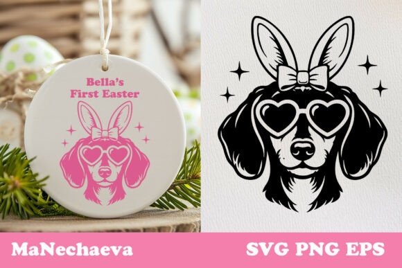 Cute Dachshund Easter Dog SVG Review