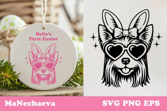 Cute Yorkshire Terrier Easter Dog SVG Review