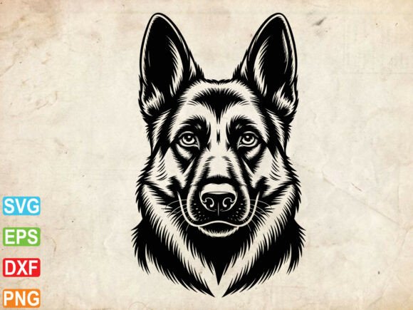 Dog Heads SVG for Cricut Embroidery Projects