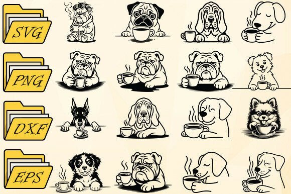 Dog Svg Bundle for Embroidery Projects