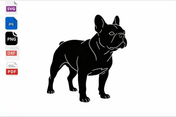 French Bulldog Silhouette SVG Dog Review