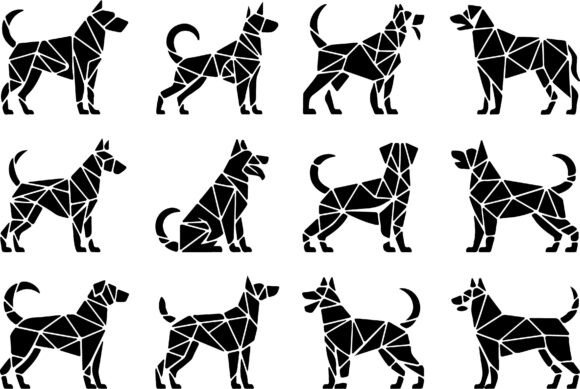 Geometric Dog Silhouette SVG Bundle Review