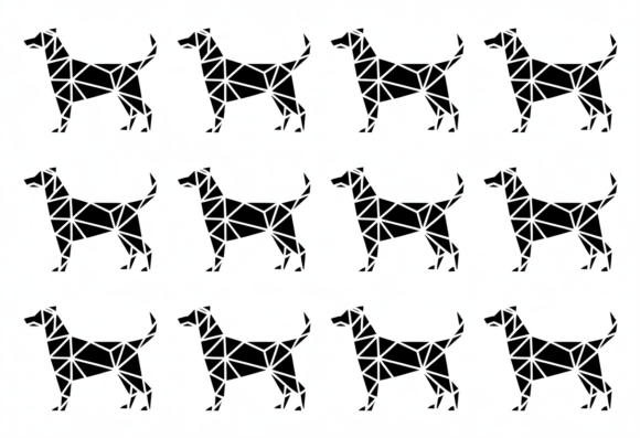 Geometric Dog Silhouette SVG Cut File Review