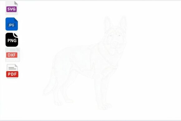 German Shepherd Dog Outline SVG DXF Review