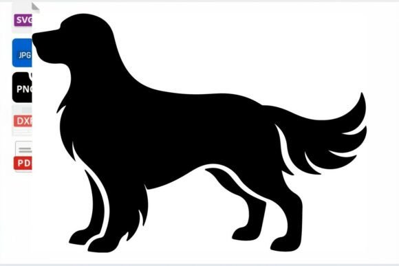Golden Retriever Silhouette SVG Dog Review