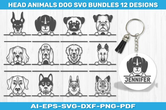 Head Dog Animal SVG Design Review