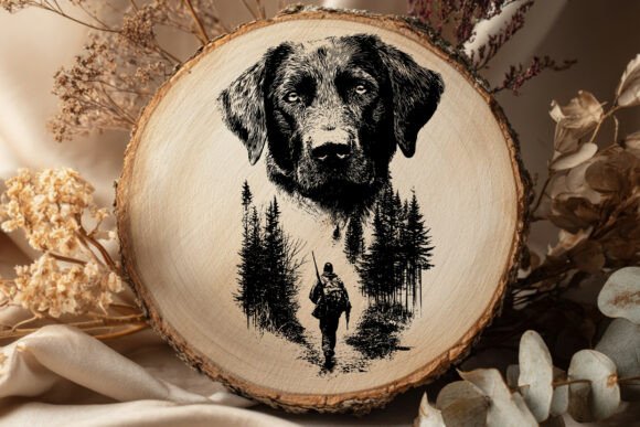 Hunting Dog Forest SVG Review
