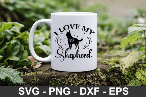 I Love My Shepherd Svg Design