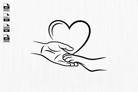 Paw and Hand SVG for Embroidery Projects