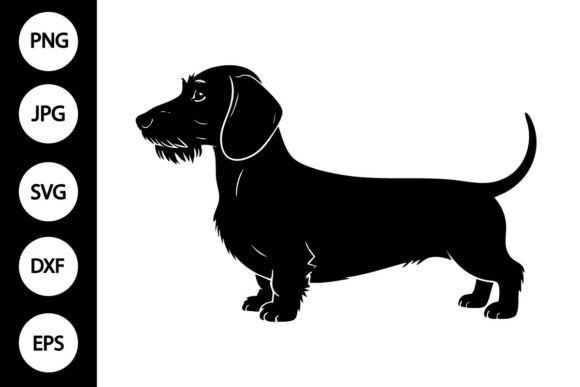 Wirehaired Dachshund Dog SVG Review for Embroidery Projects